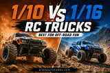 Best RC Trucks for Off-Road Fun: 1/10 Scale RC Trucks vs 1/16 Scale RC Trucks