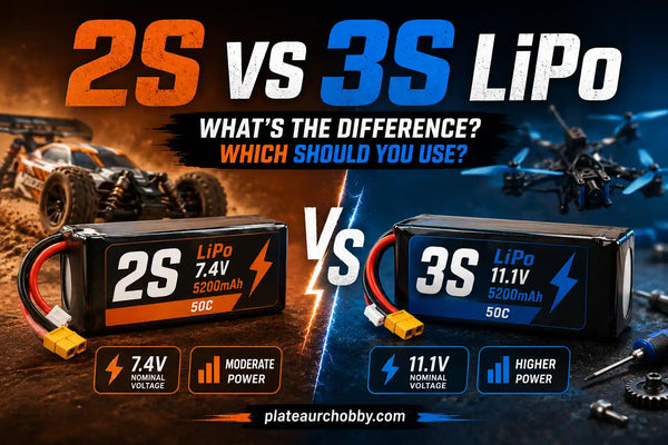 2S vs 3S LiPo Battery: What’s the Difference and Which Should You Use?