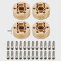 Heavy Brass Wheel Hex Hub Extenders Adapters for 1.9 2.2 Beadlock Wheel Rims