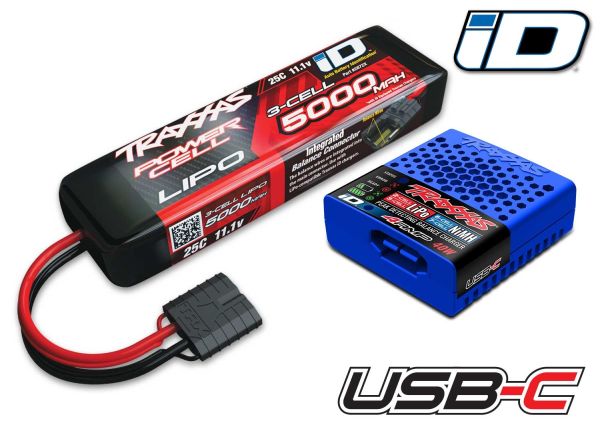 Traxxas 3S LiPo Completer w/ USB-C Charger (2985-3S)