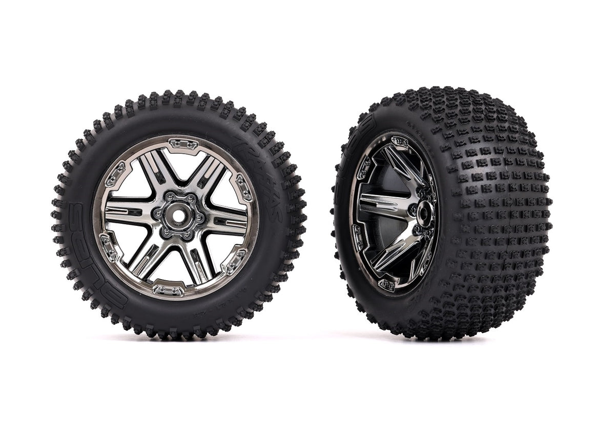 RXT 2.8" Black Chrome Wheels & Alias Tires