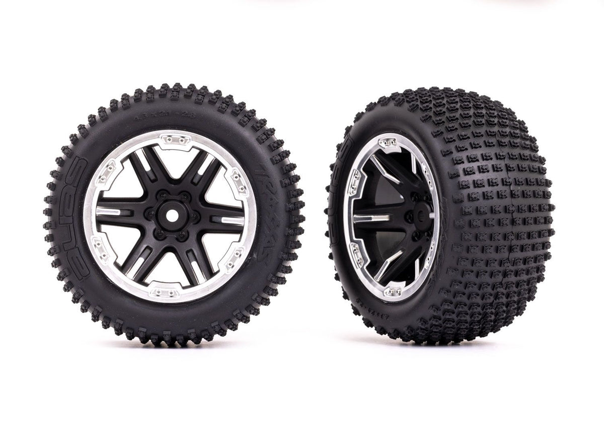 Rustler All Star Alias 2.8" Rear Wheels and Tires