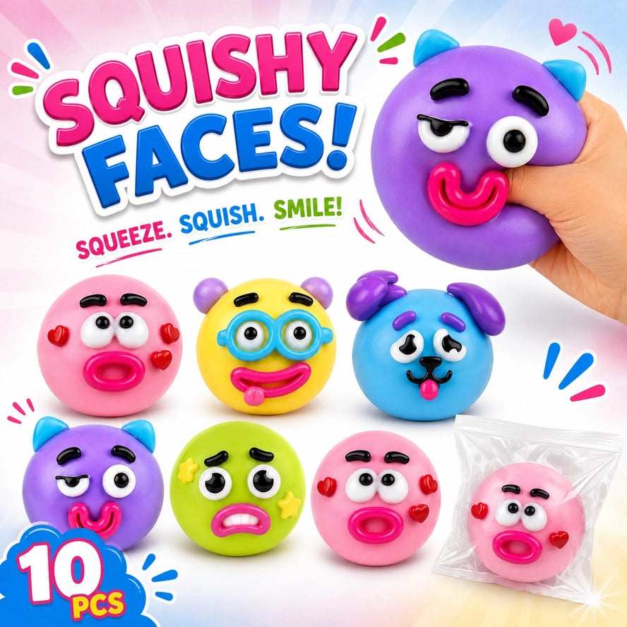Squishy Faces – Funny Emoji-Style Squishy