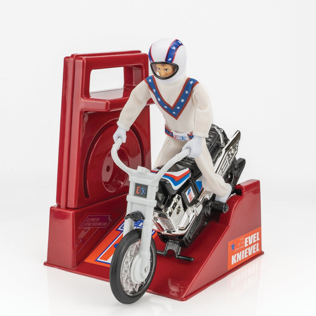 Evel Knievel Stunt Cycle mounted on Energizer launcher