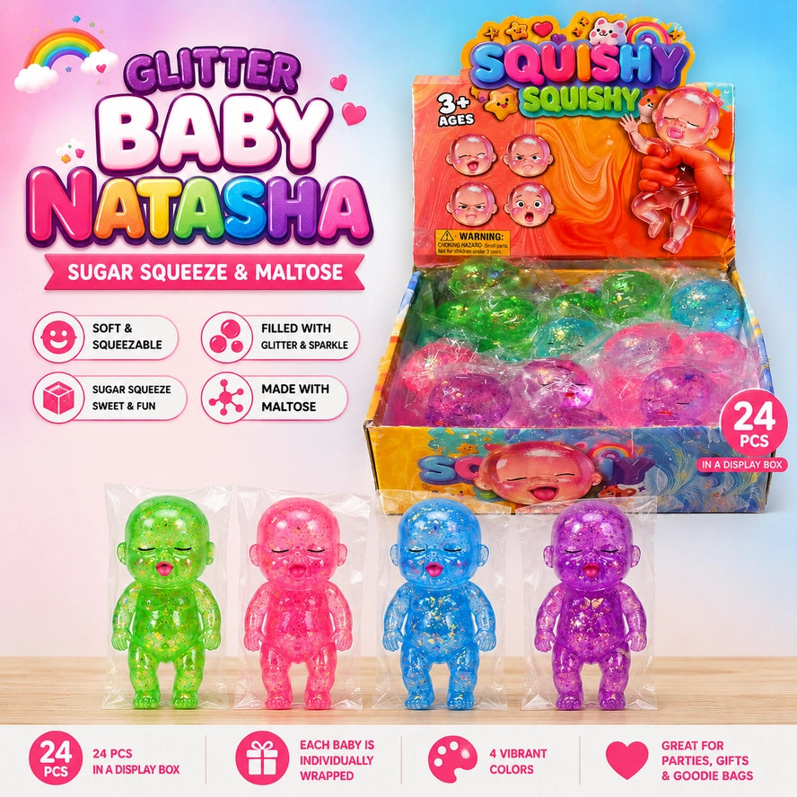 Glitter Baby Natasha Squishy