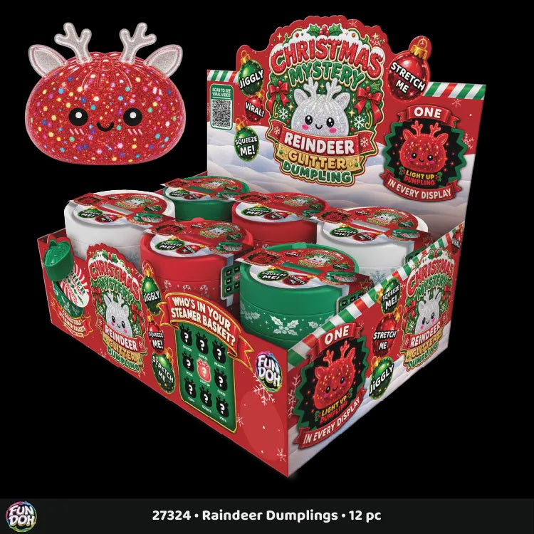 Fun Doh Christmas Mystery Reindeer Dumpling Squishy