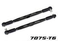 Traxxas 7748-BLK X-Maxx TUBES 157mm Aluminum Toe Links (2)