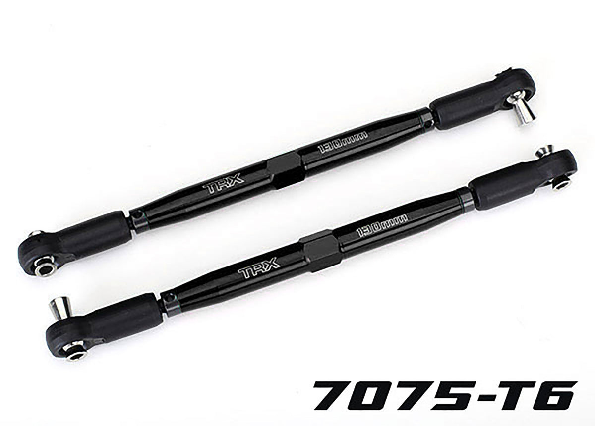 Traxxas 7748-BLK X-Maxx TUBES 157mm Aluminum Toe Links (2)