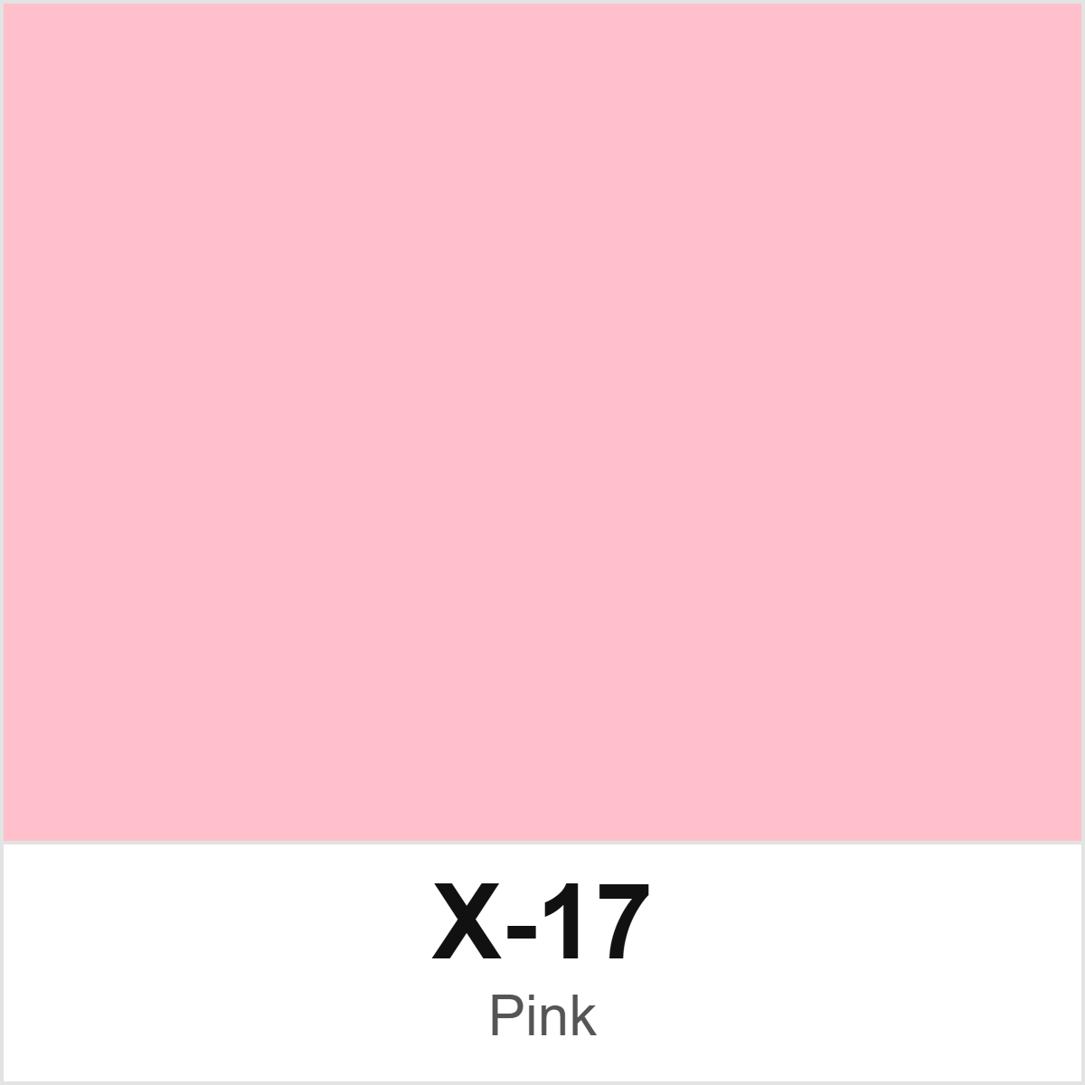 Tamiya X-17 Pink colour swatch