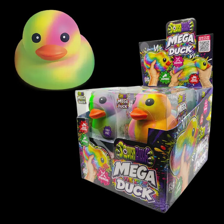 Fun Doh MEGA 5 inch Tie Dye Duck Squishy