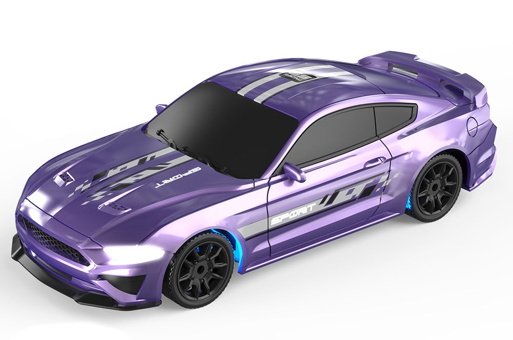 1:43 RC Drift Car - Mustang, Purple