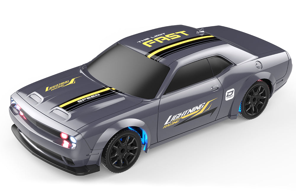 1:43 RC Drift Car - Challenger, Black