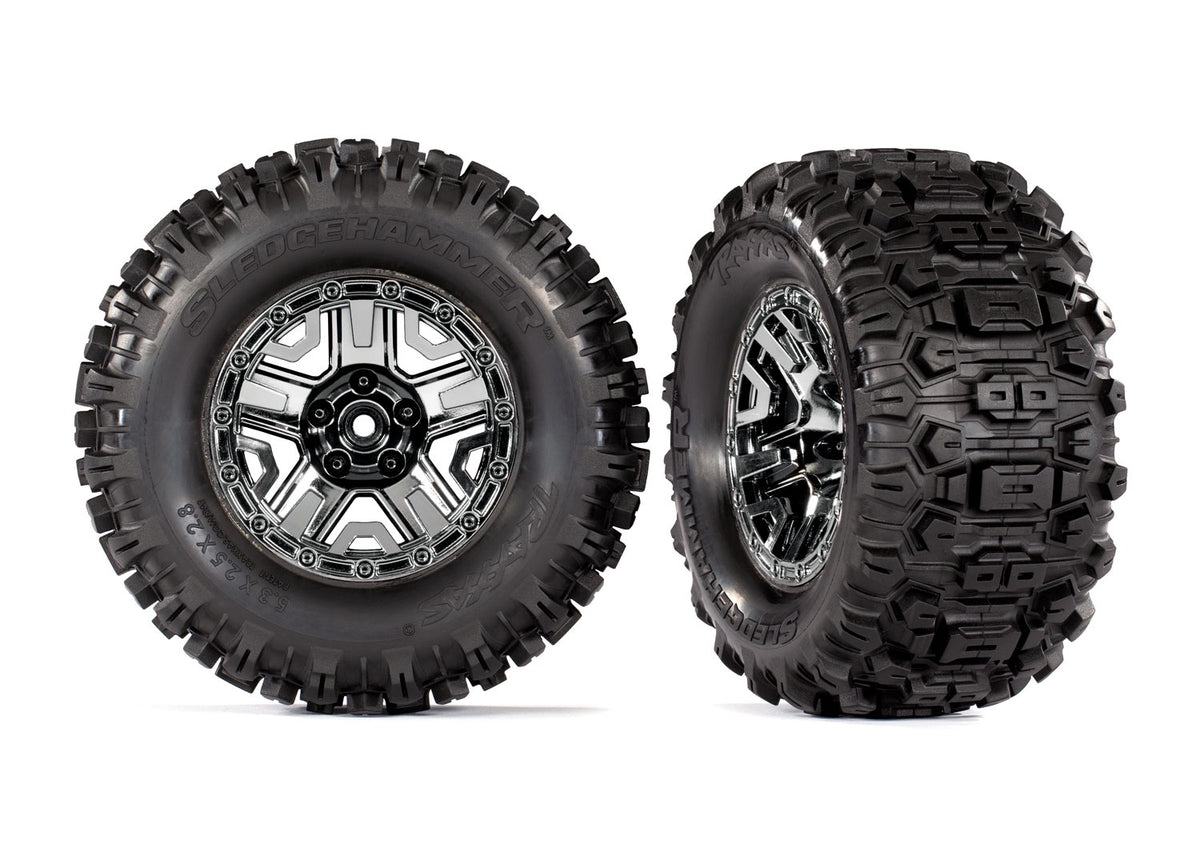 2.8" Wheels & Sledgehammer Tires
