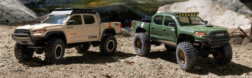 1/30 Axial SCX30 Toyota Tacoma TRD Pro 4X4 RTR Brushed Rock Crawler (Battery & Charger Included)