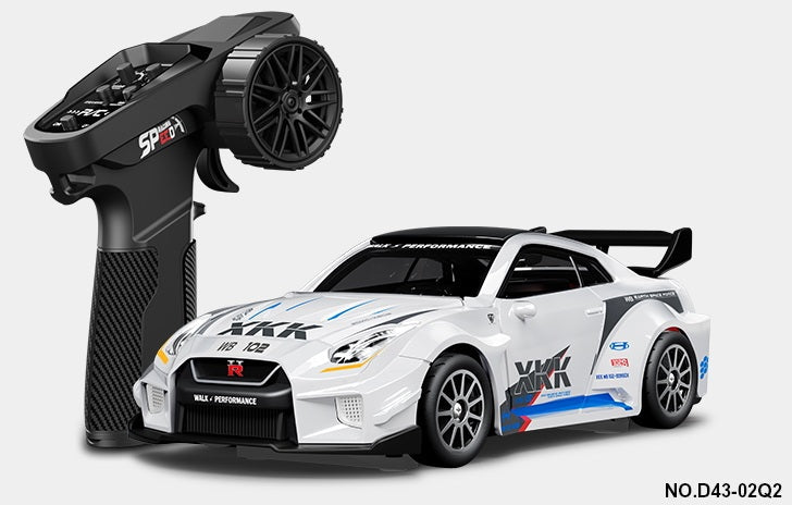 1:43 R/C Alloy Drift Car - Silver