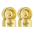 SCX30 0.7" Turbine D19 Deep Dish Brass Wheels