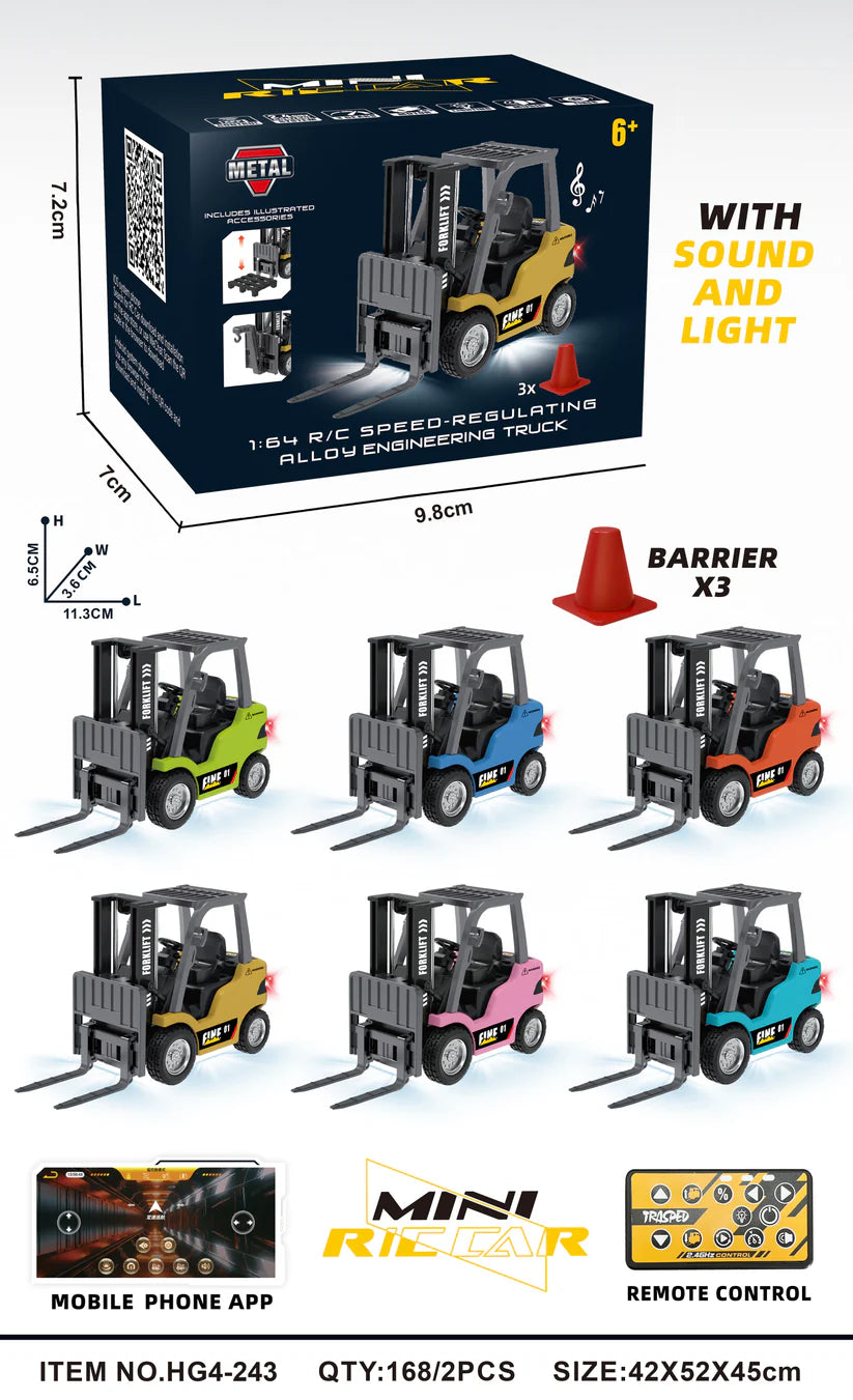 1:64 R/C Forklift With APP control HG4-243