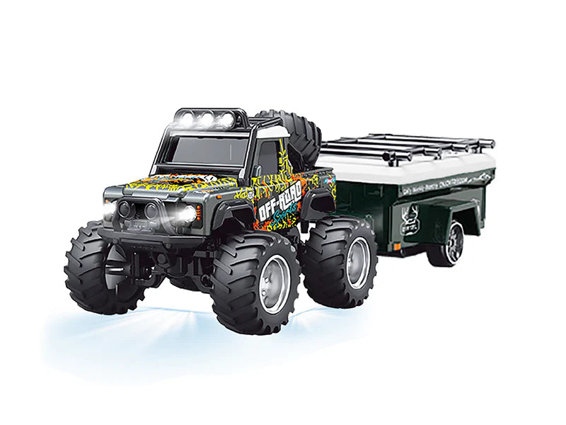 1/64 R/C Jeep and Trailer with APP Control