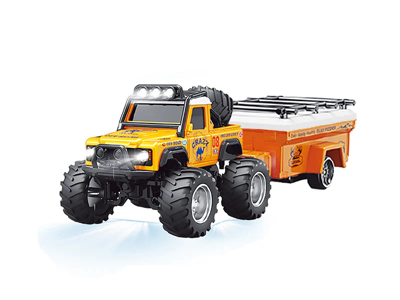 1/64 R/C Jeep and Trailer with APP Control
