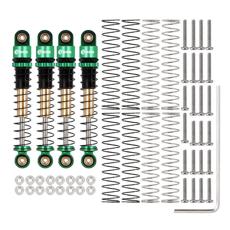 Axial SCX24 43mm Double Barrel Shocks - Green