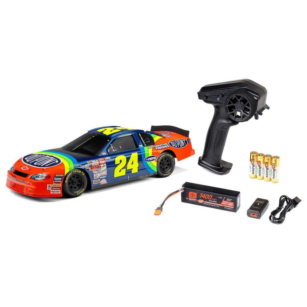 Losi 1/12 NASCAR RC Race Car Jeff Gordon No. 24 Dupont Chevrolet Monte Carlo