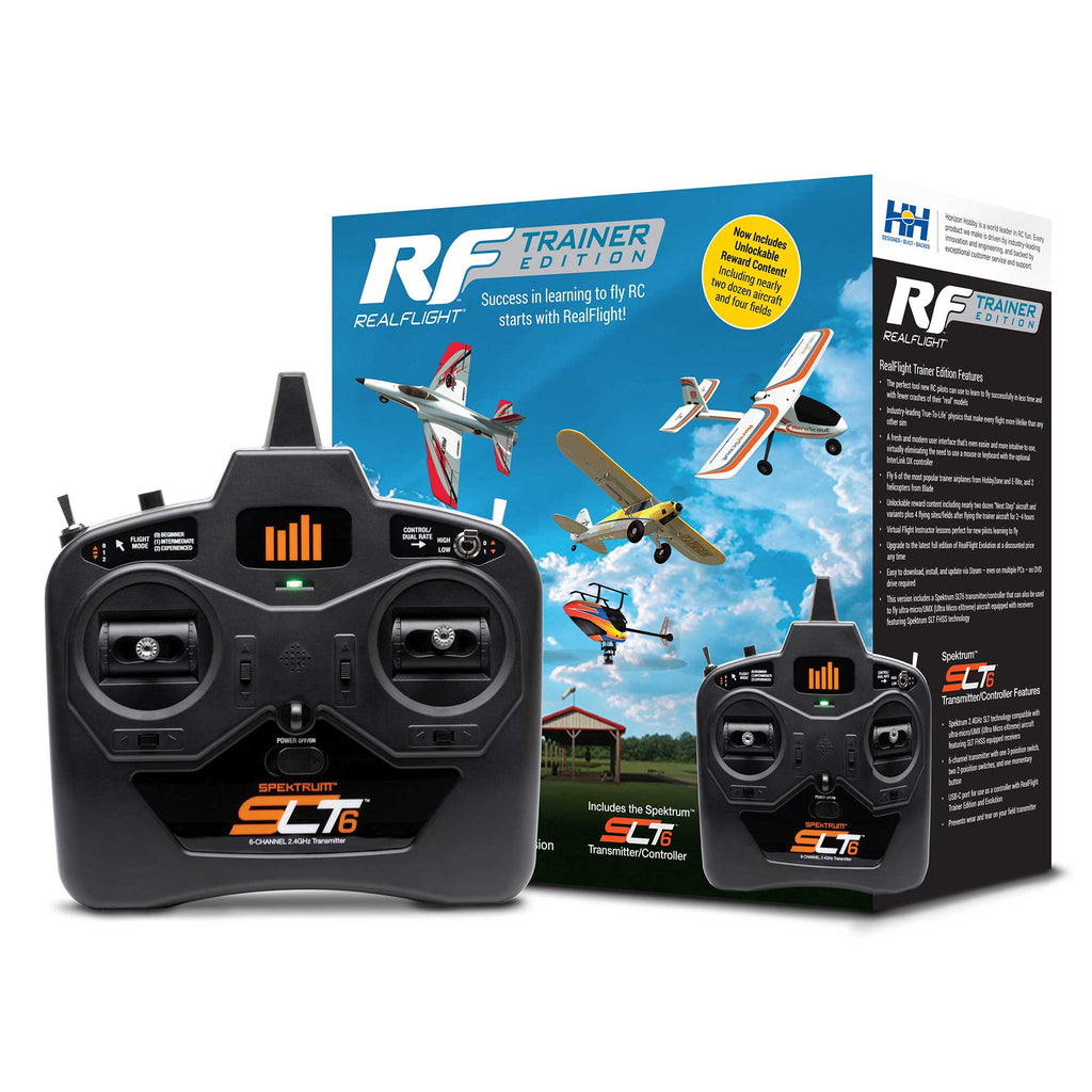 RealFlight Trainer Edition with SLT6 transmitter