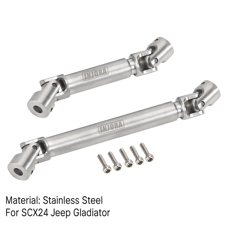 SCX24 Jeep Gladiator Stainless Steel Drive Shafts