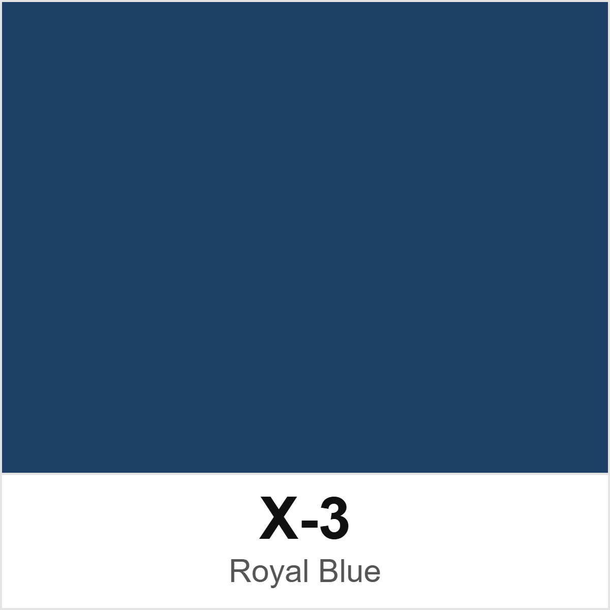 Tamiya X-3 Royal Blue colour swatch