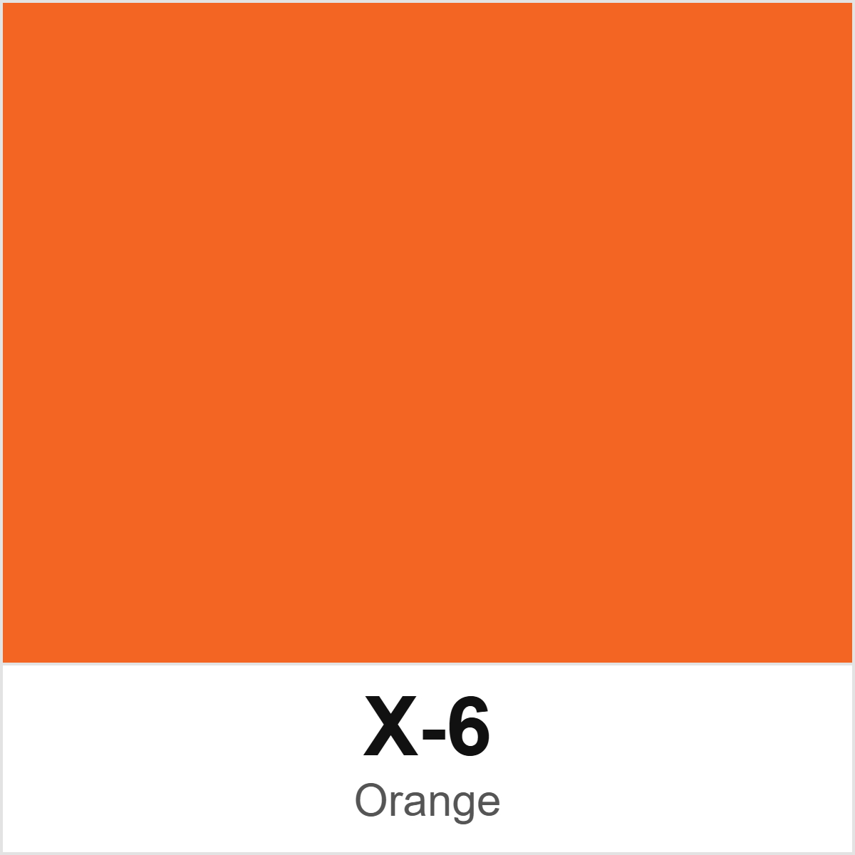 Tamiya X-6 Orange colour swatch