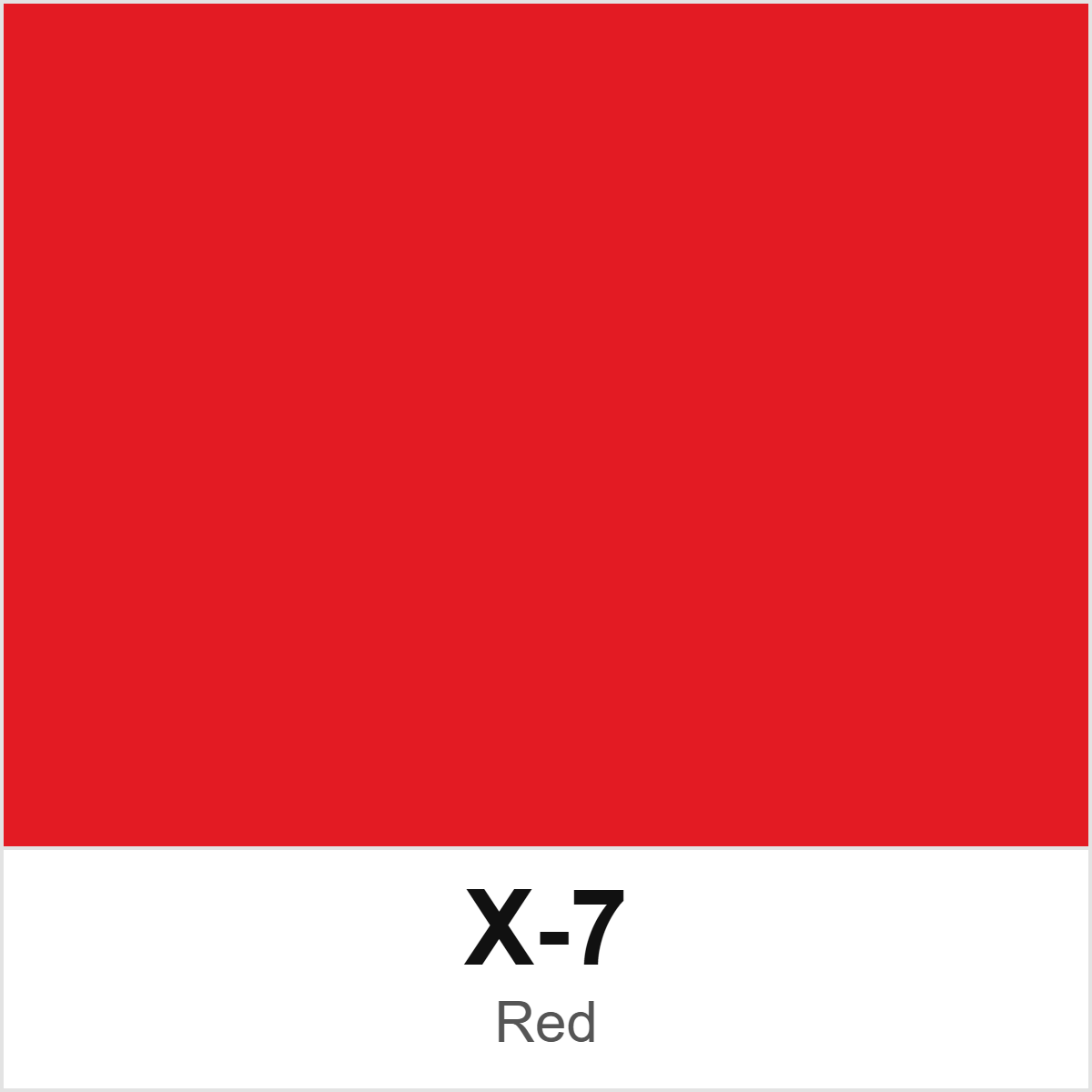 Tamiya X-7 Red colour swatch