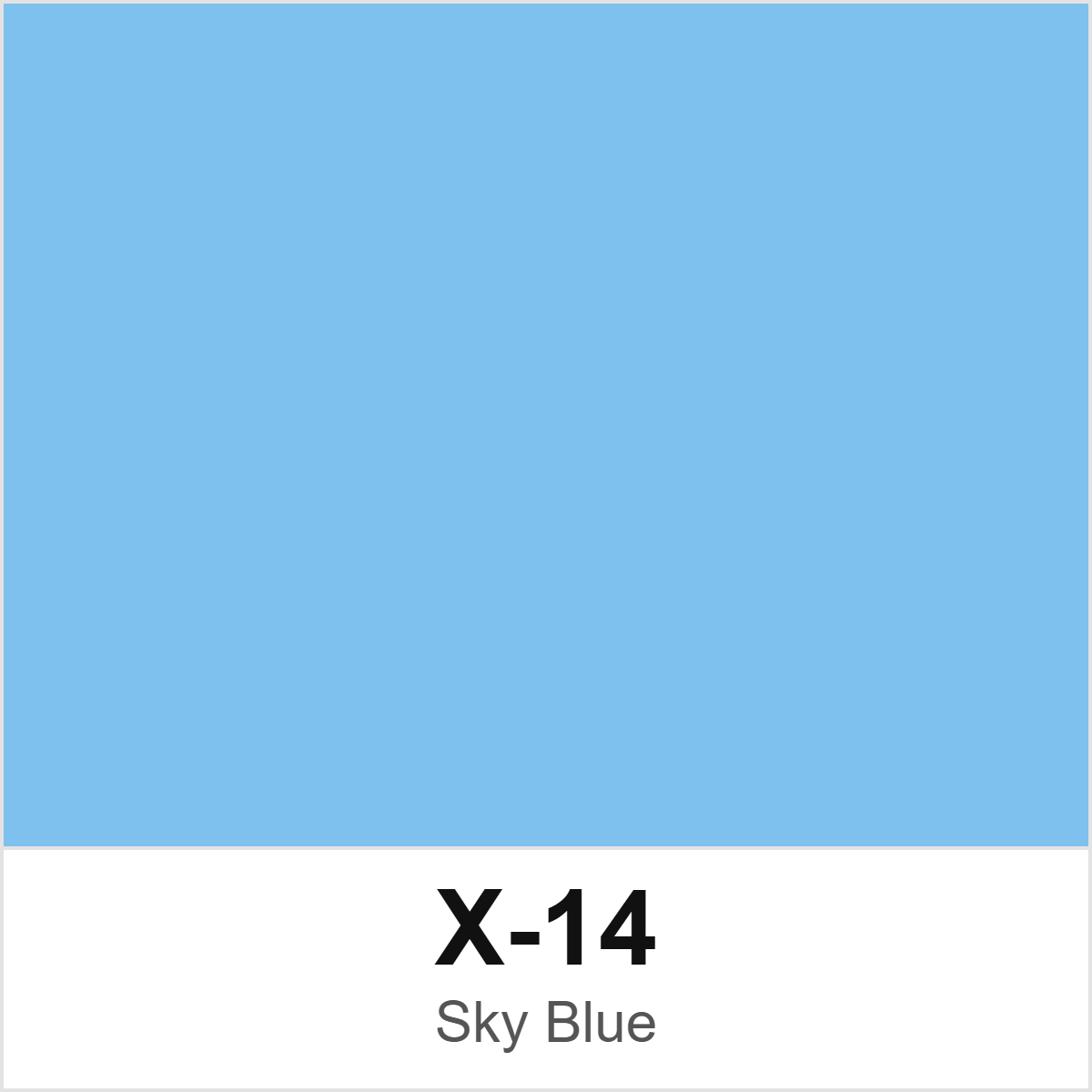 Tamiya X-14 Sky Blue colour swatch