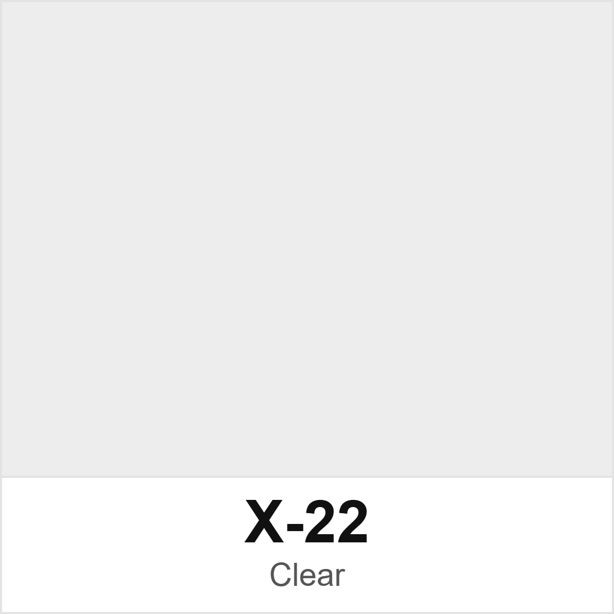 Tamiya X-22 Clear colour swatch