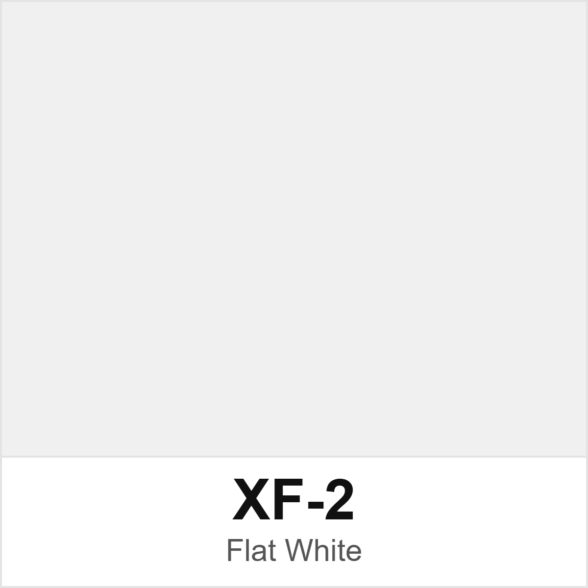 Tamiya XF-2 Flat White colour swatch