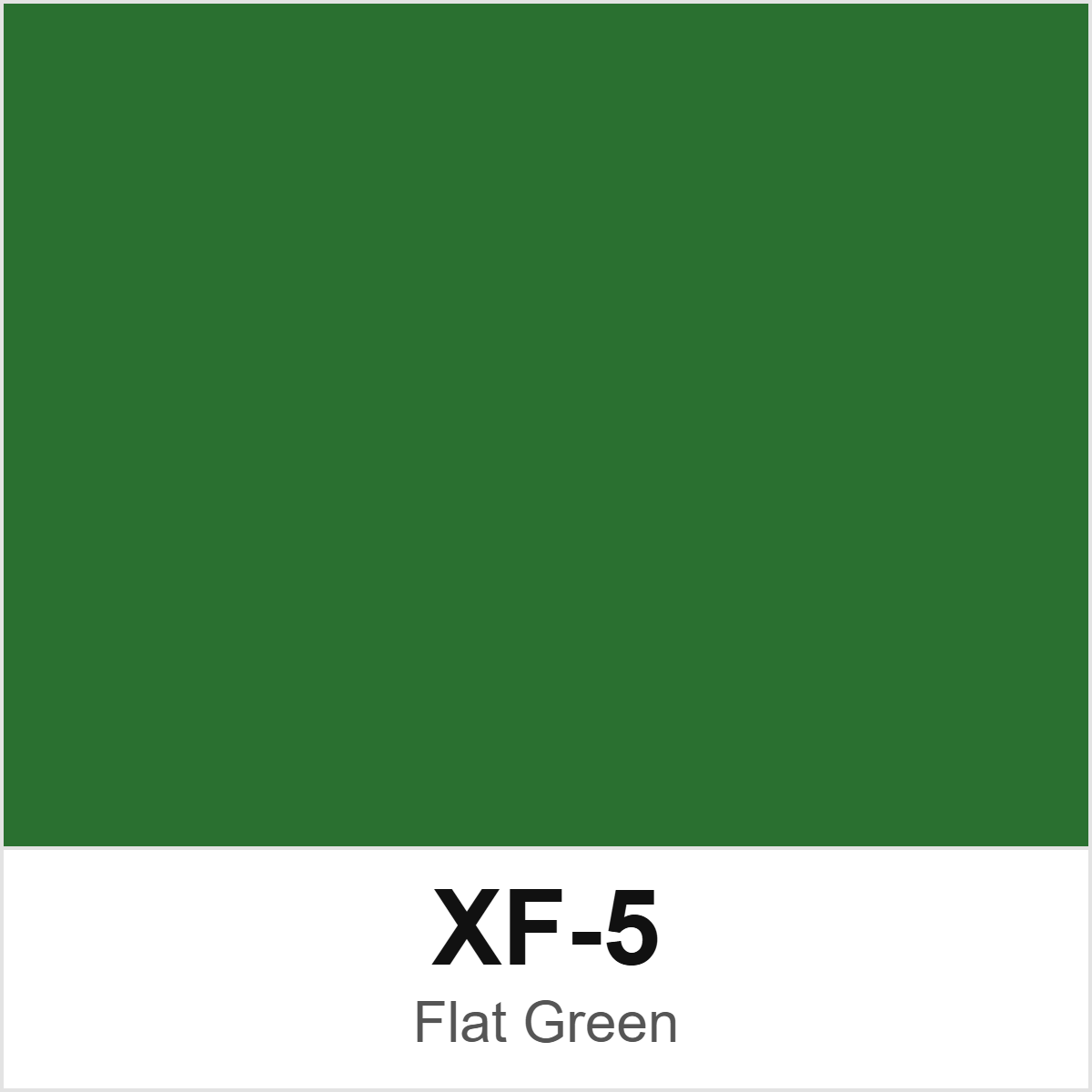 Tamiya XF-5 Flat Green colour swatch