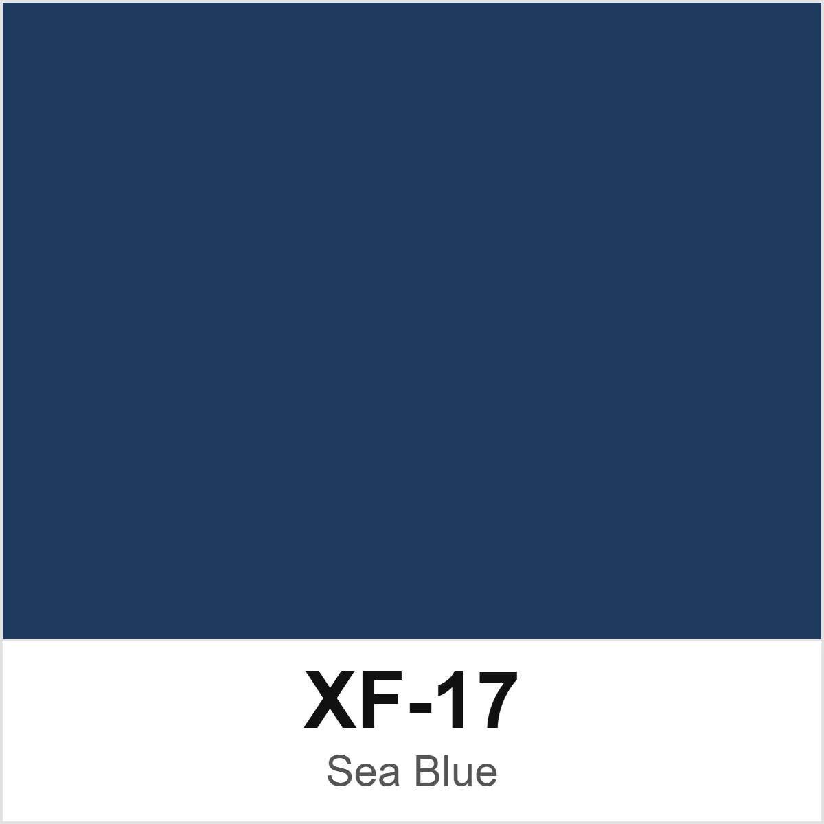 Tamiya XF-17 Sea Blue colour swatch