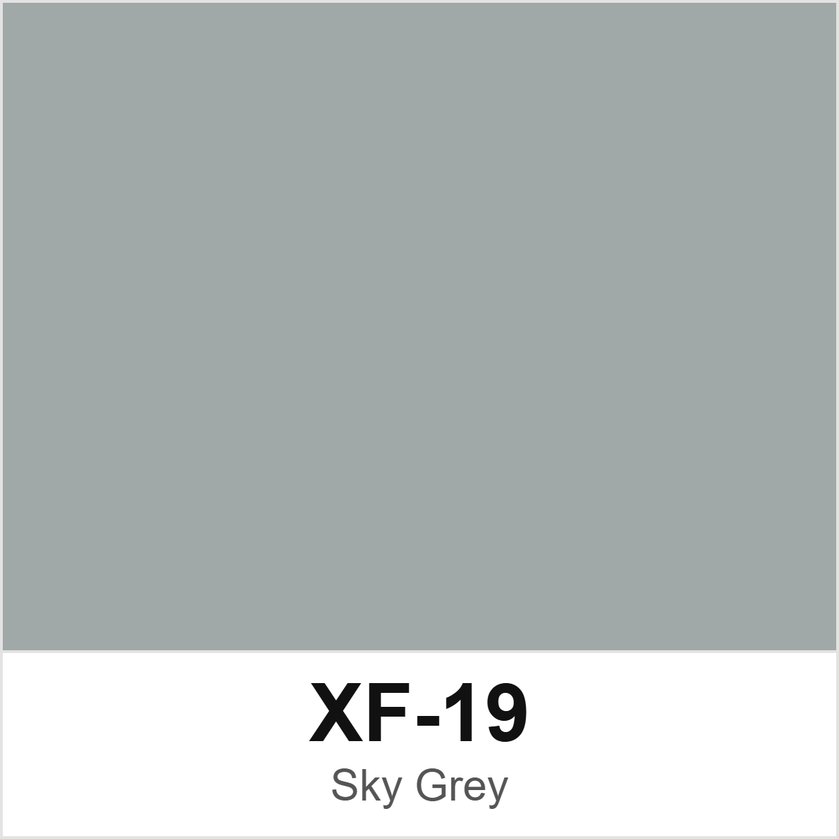 Tamiya XF-19 Sky Grey colour swatch