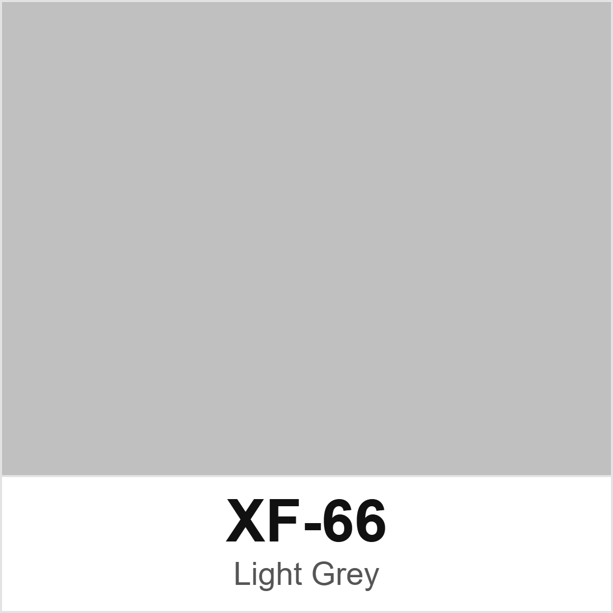 Tamiya XF-66 Light Grey colour swatch