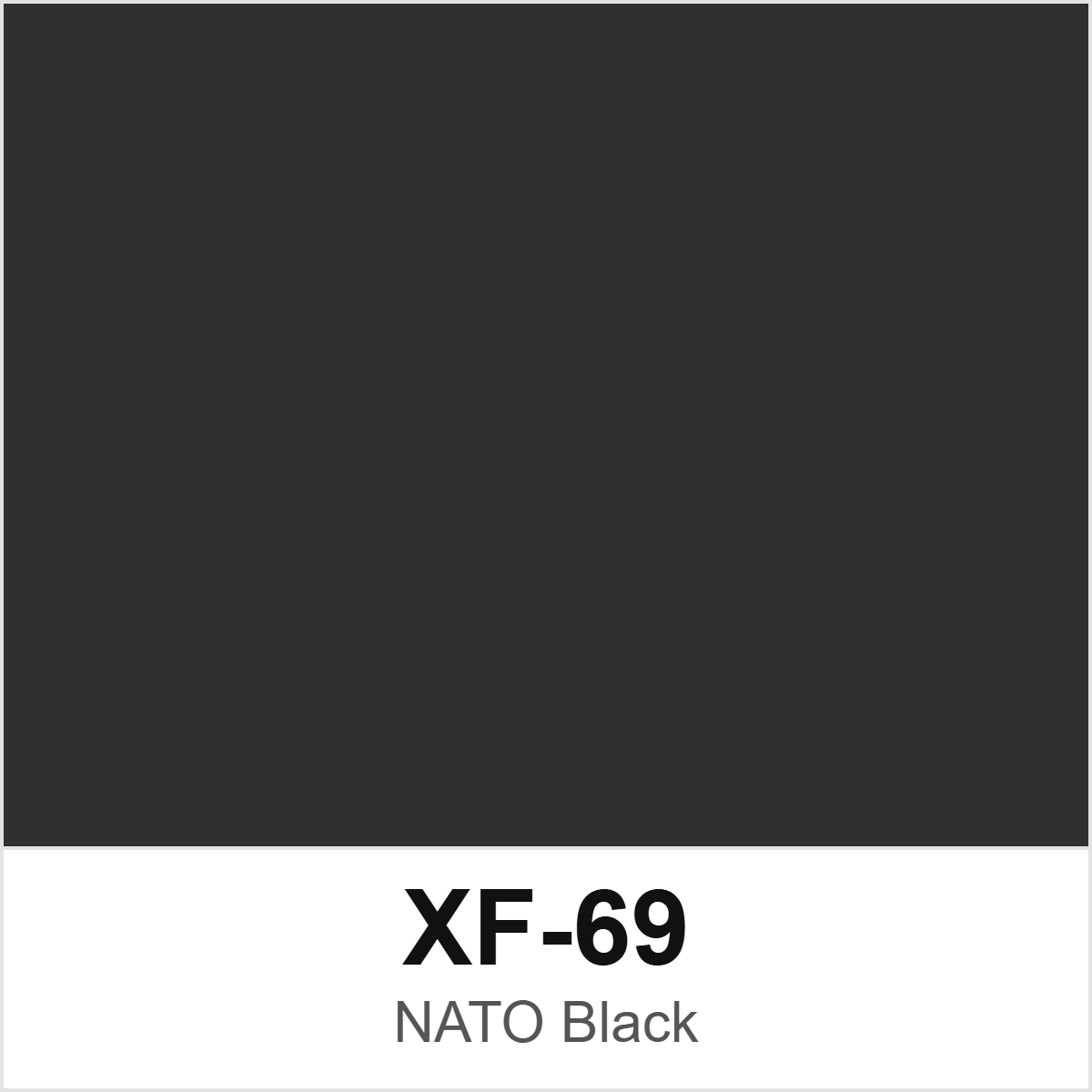 Tamiya XF-69 NATO Black colour swatch
