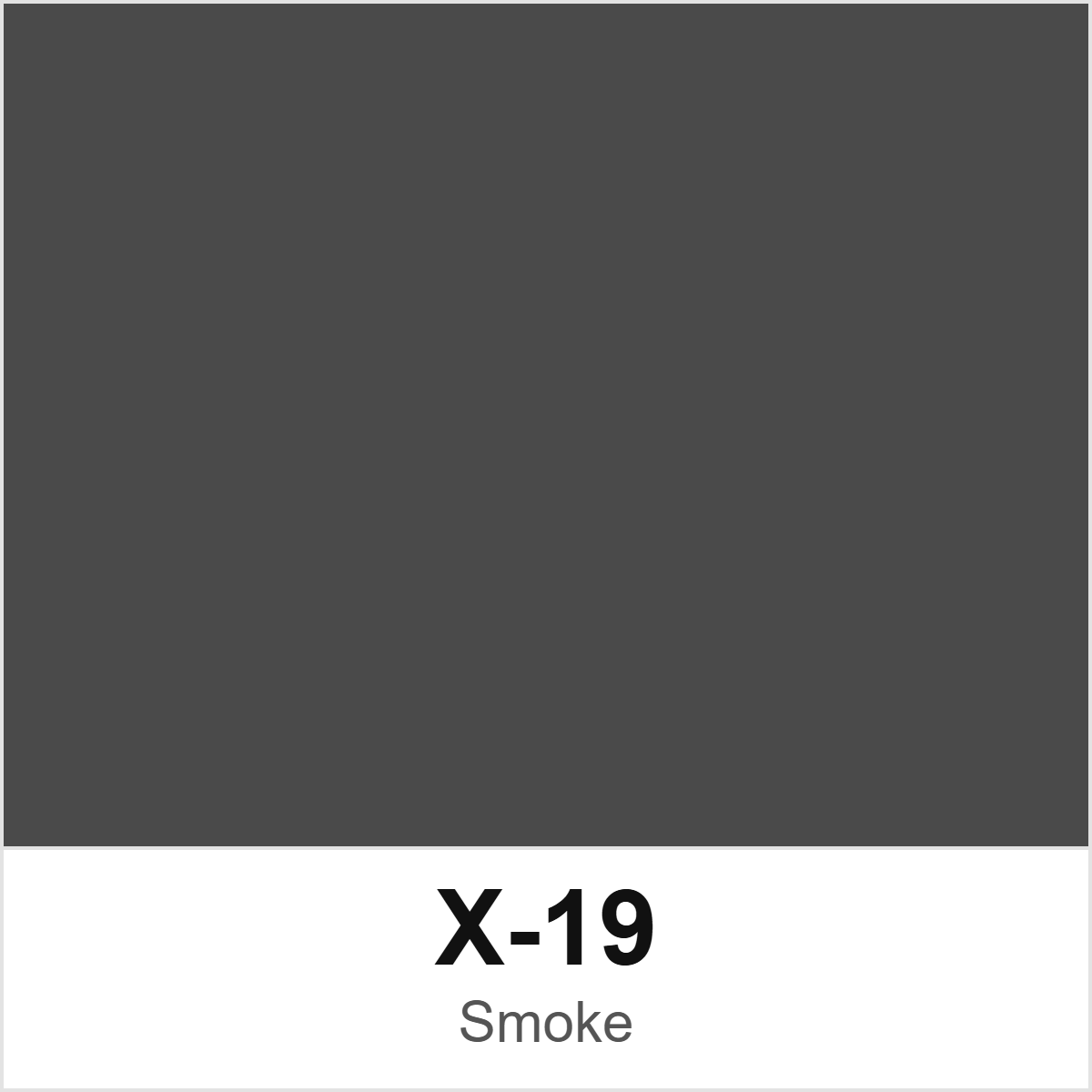 Tamiya X-19 Smoke colour swatch