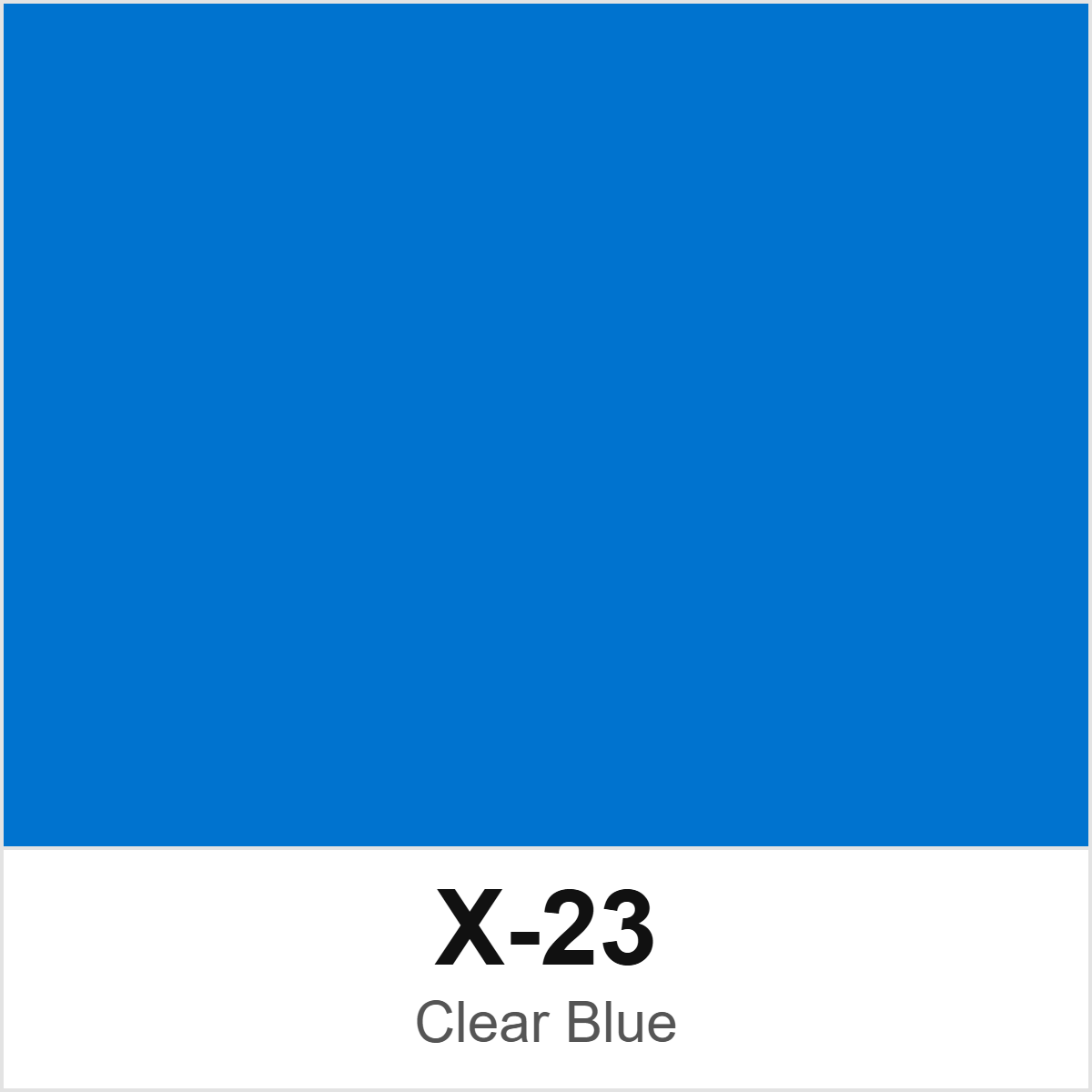 Tamiya X-23 Clear Blue colour swatch