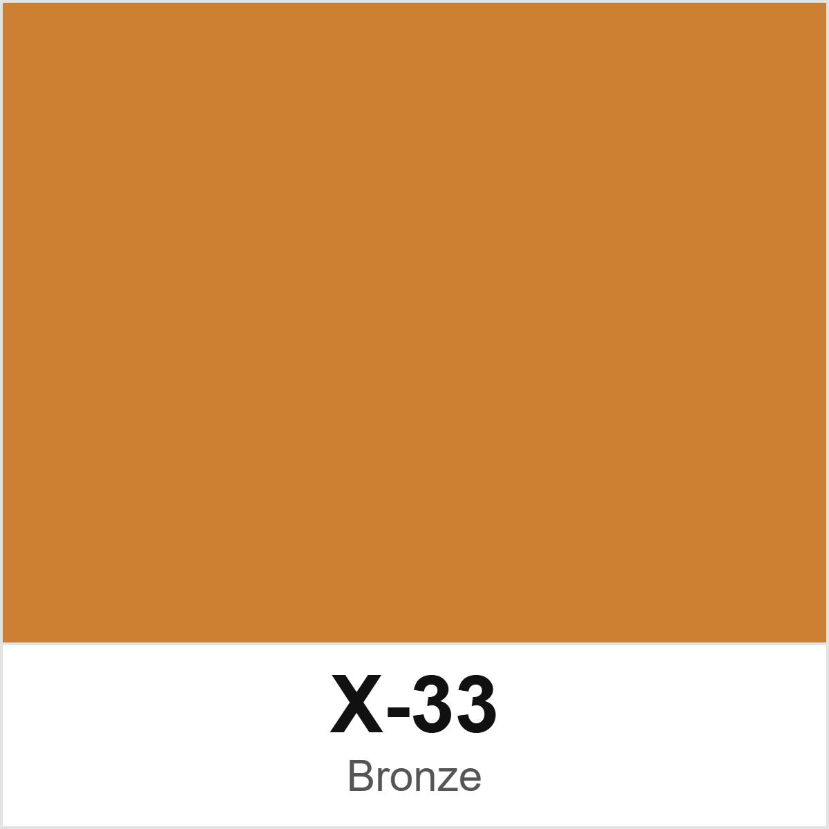 Tamiya X-33 Bronze colour swatch