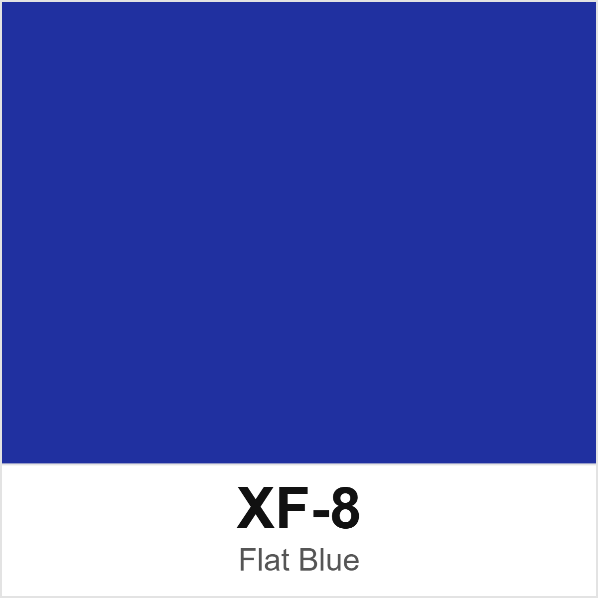 Tamiya XF-8 Flat Blue colour swatch