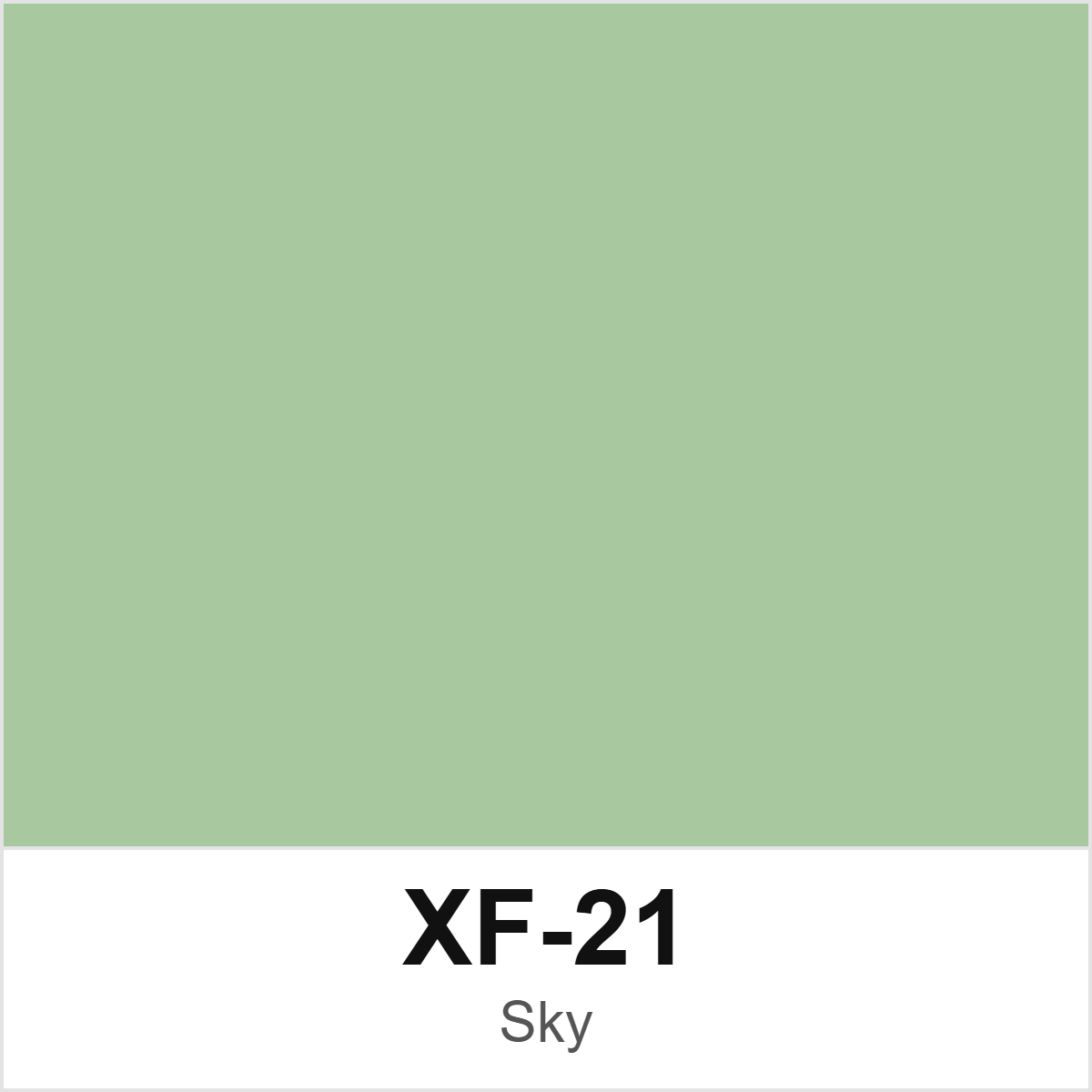 Tamiya XF-21 Sky colour swatch