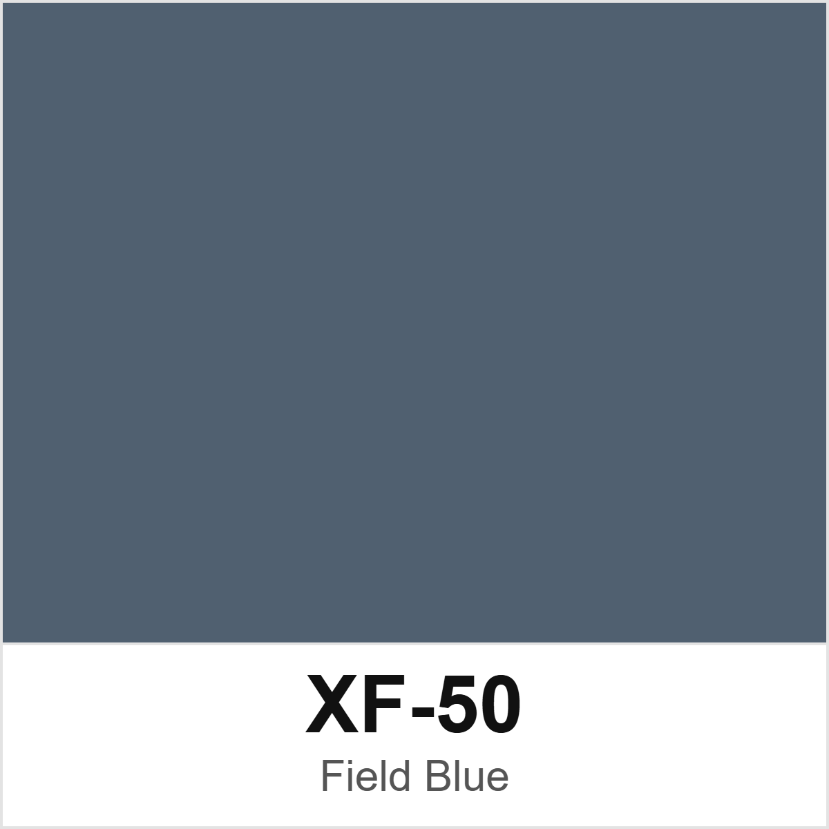 Tamiya XF-50 Field Blue colour swatch