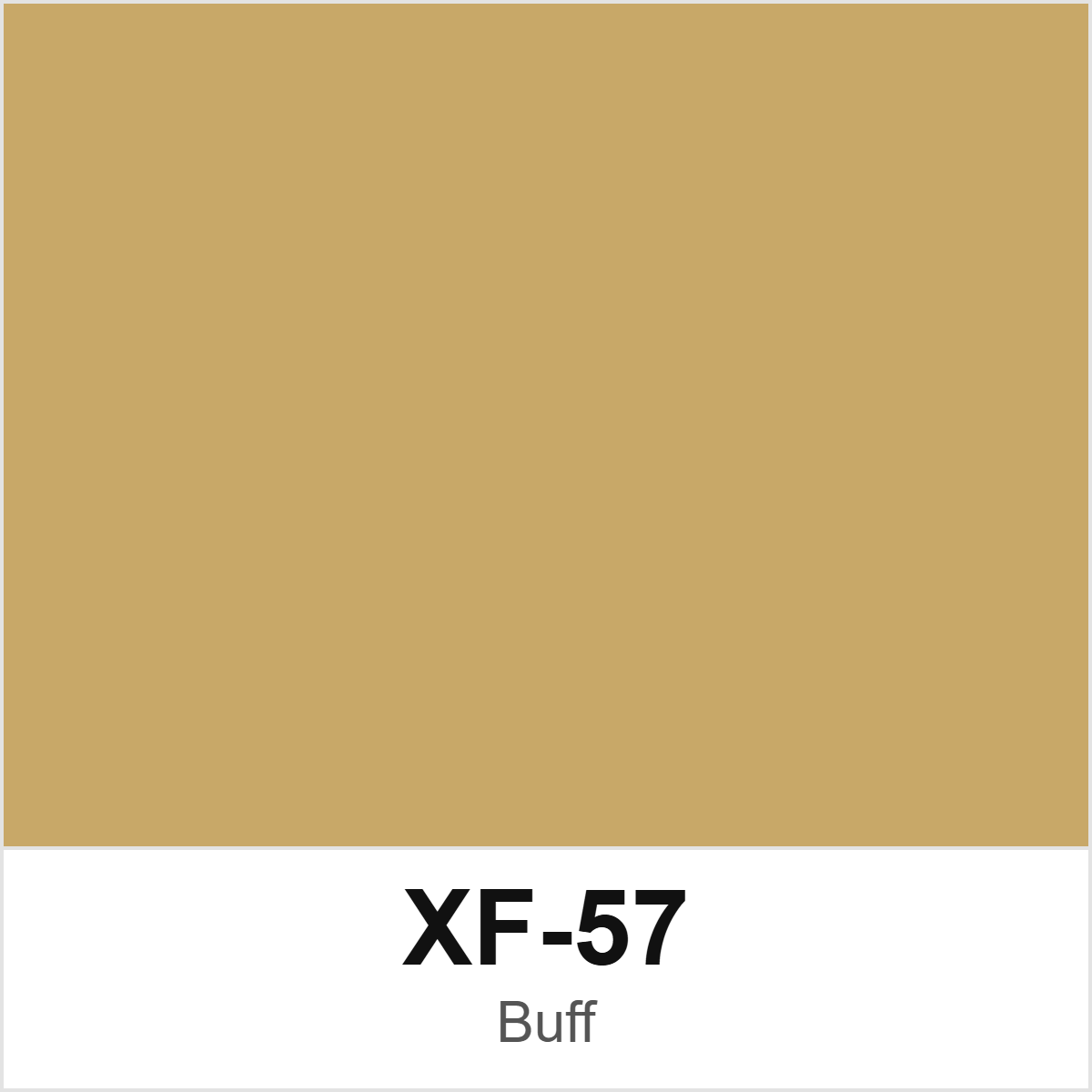 Tamiya XF-57 Buff colour swatch