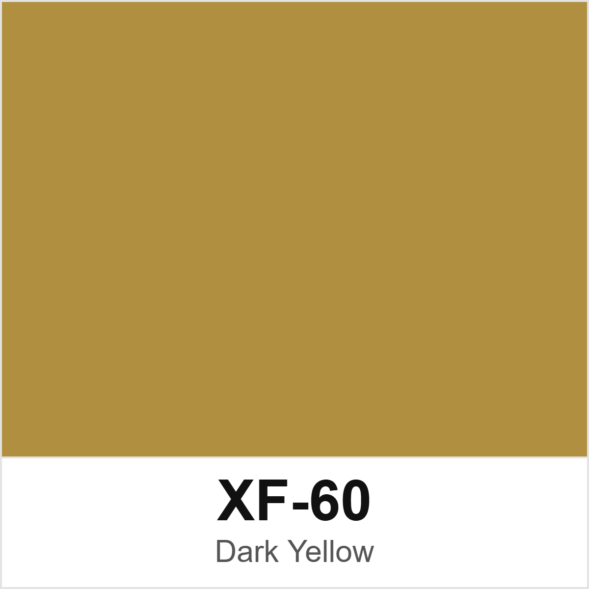 Tamiya XF-60 Dark Yellow colour swatch