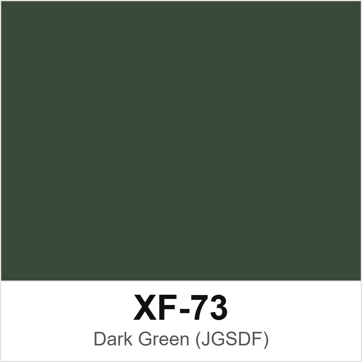 Tamiya XF-73 Dark Green (JGSDF) colour swatch