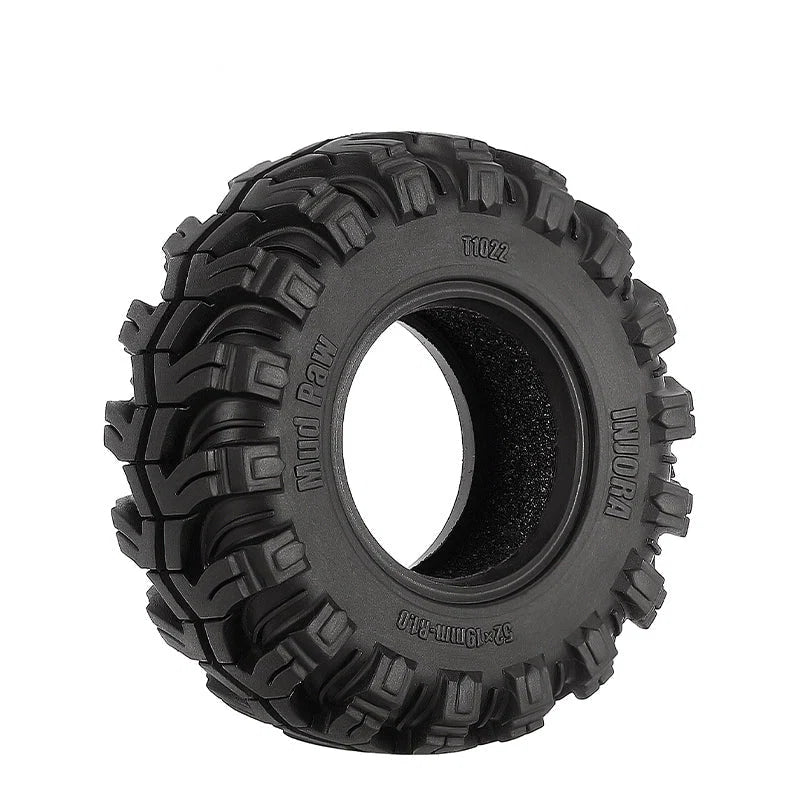 Mud Paw 1.0 inch M/T Tires 52x19mm