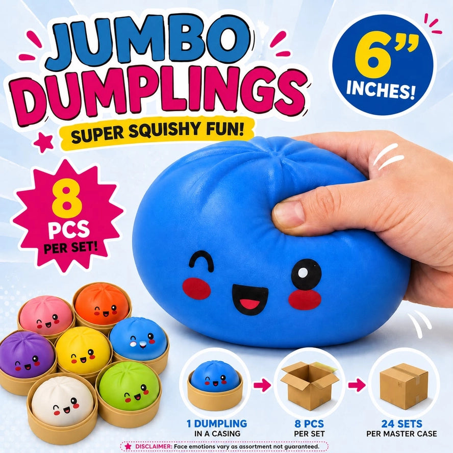 Jumbo Tie Dye Dumpling Squishy