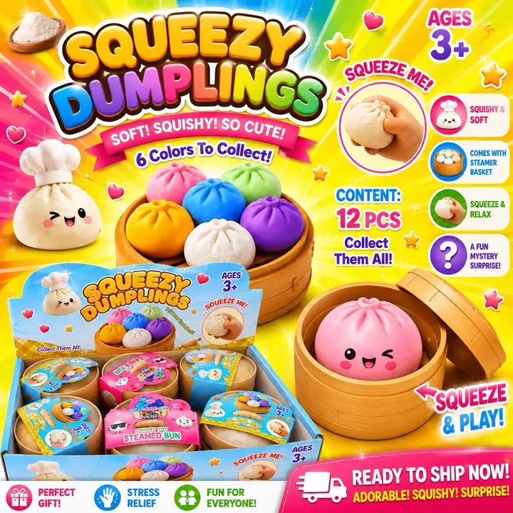 Squeezy Dumplings–Mystery Steamed Bun